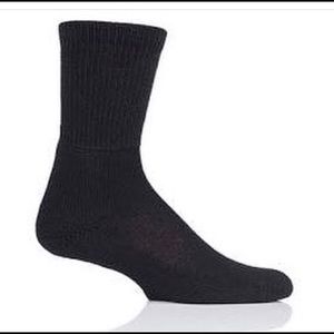 Thorlo New Unisex Crew Black  Tennis sock Medium
